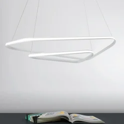 Lampadari Moderni-Vivida International Lampadario moderno design dimmerabile vivida ring led 47w 4000k