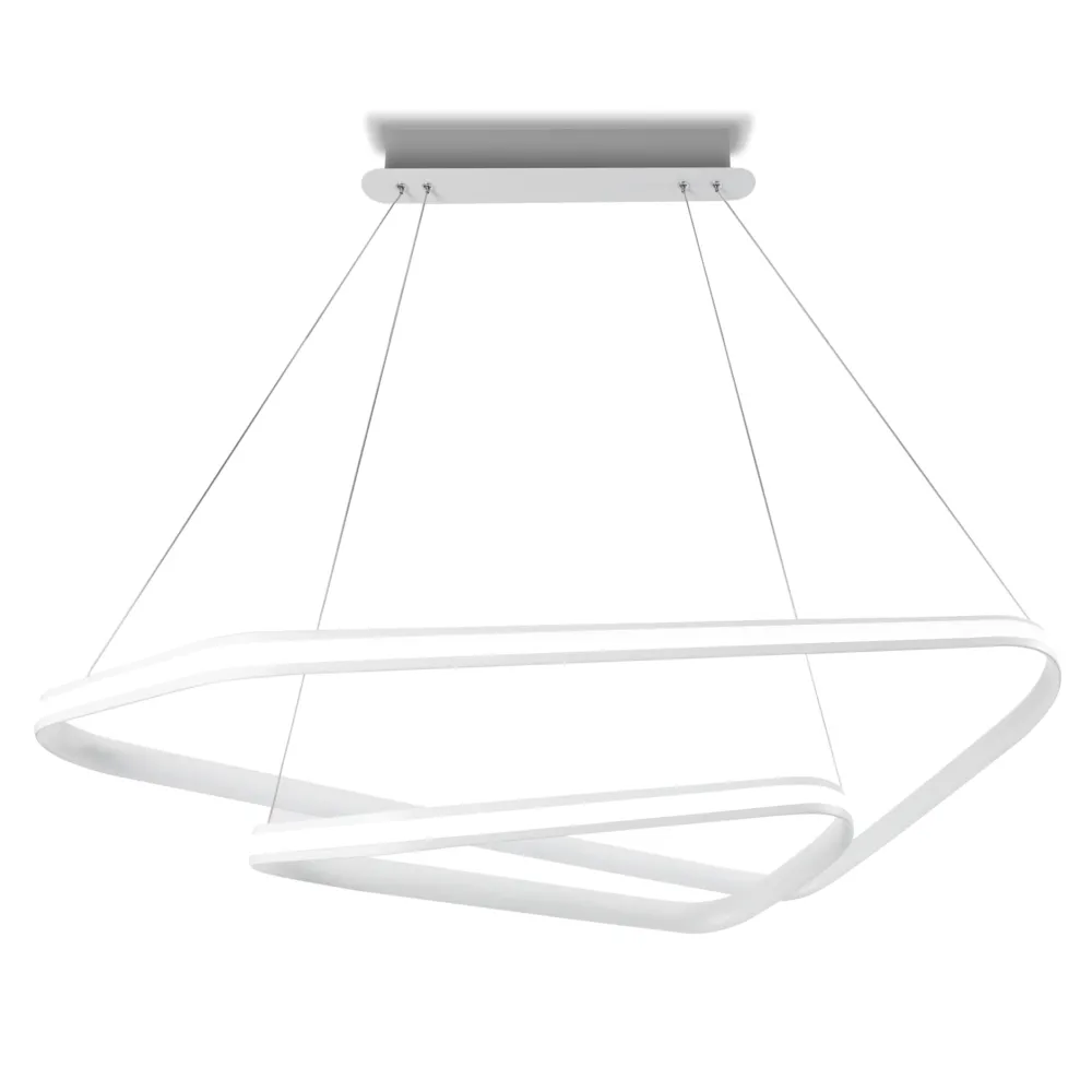 Lampadari Moderni-Vivida International Lampadario moderno design dimmerabile vivida ring led 47w 3000k