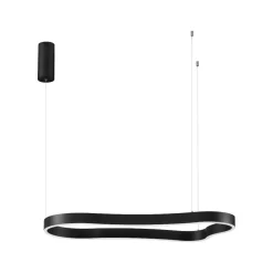 Lampadari Moderni-Selezionato da Mazzolaluce Lampadario moderno design originale colore nero led 3000k