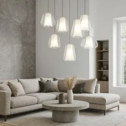 Lampadari Moderni-Top Light Lampadario moderno double skin oro