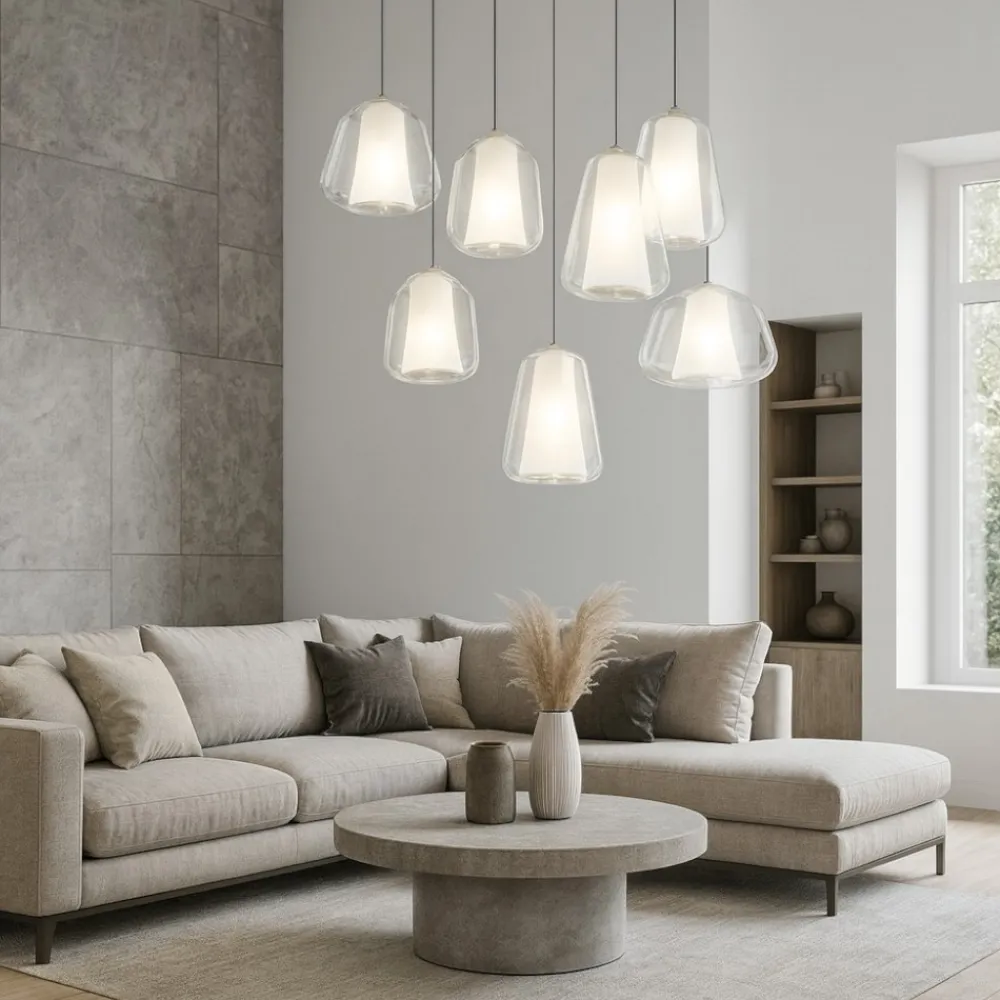 Lampadari Moderni-Top Light Lampadario moderno double skin oro