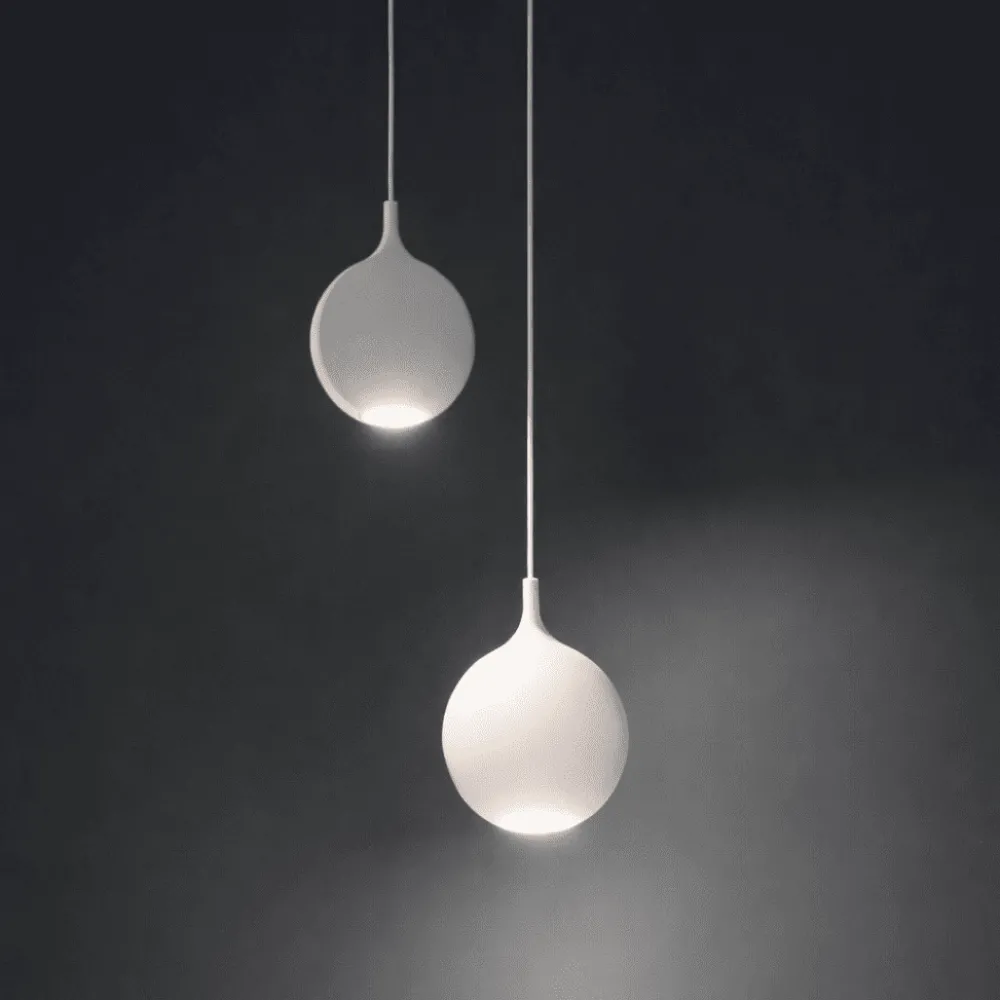 Lampadari Moderni-Vivida International Lampadario moderno due luci vivida smash led 3000k bianco