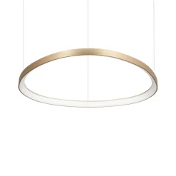 Lampadari Moderni-Ideal Lux Lampadario moderno gemini sp d081 ottone dali push led 30w 3000k