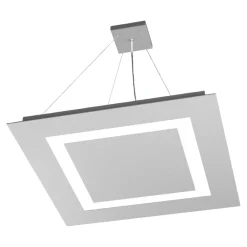 Lampadari Moderni-Top Light Lampadario moderno grigio led 80w carpet per ufficio
