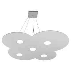 Lampadari Moderni-Top Light Lampadario moderno grigio per soggiorno toplight cloud
