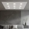 Lampadari Moderni-Top Light Lampadario moderno grigio per soggiorno toplight area