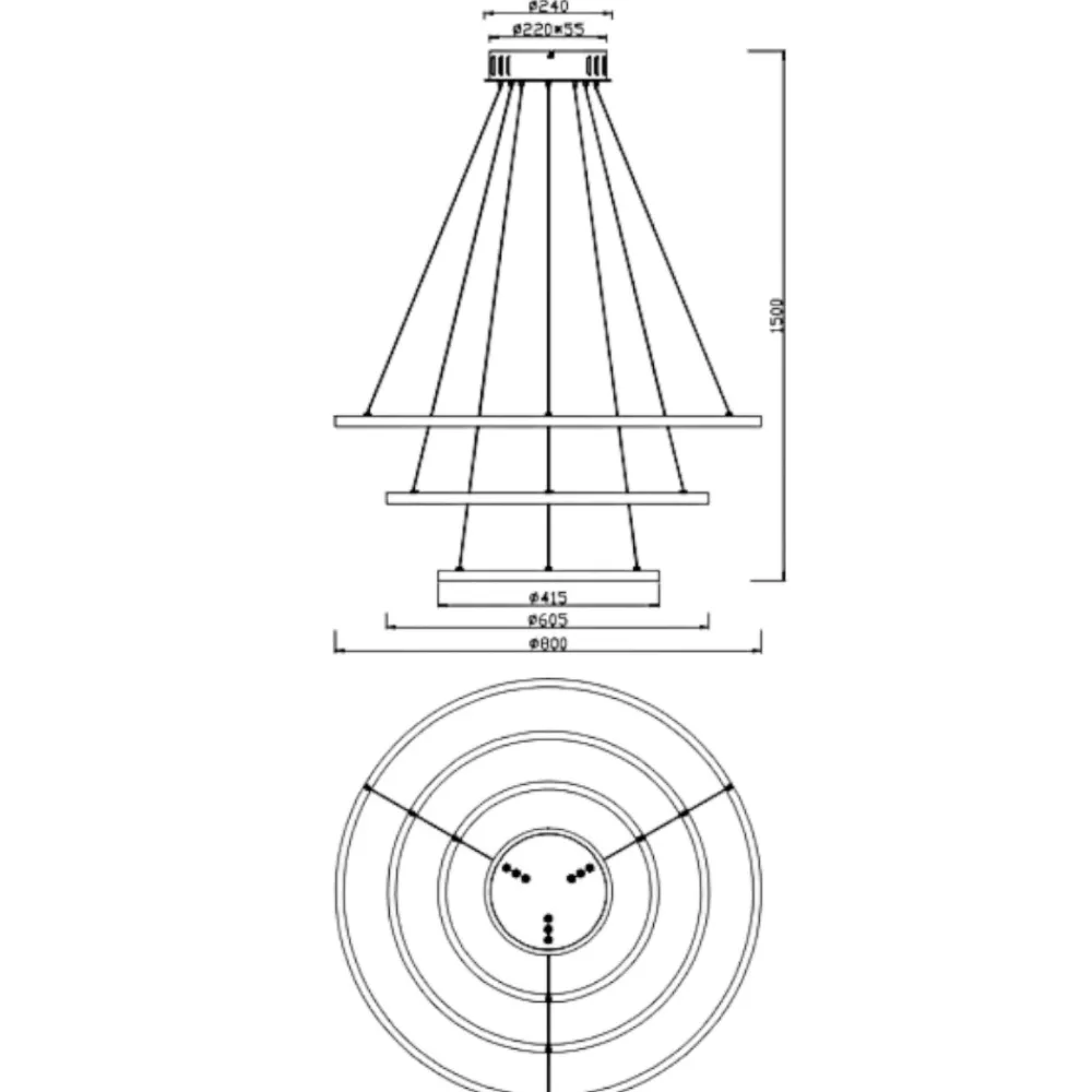 Lampadari Moderni-Selezionato da Mazzolaluce Lampadario moderno intreccio led da 3000k a 6000k rgb