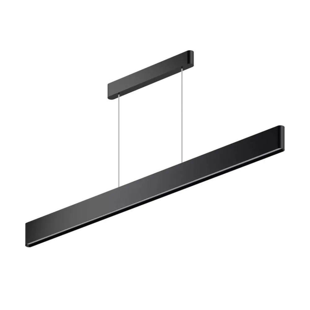 Lampadari Moderni-Linea Light Lampadario moderno led 3000k nero satori