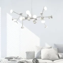 Lampadari Moderni-Selezionato da Mazzolaluce Lampadario moderno led 72w 3000k bianco per soggiorno