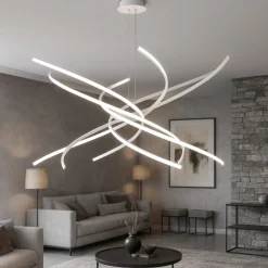 Lampadari Moderni-Top Light Lampadario moderno led 69w 3000k bianco toplight tornado