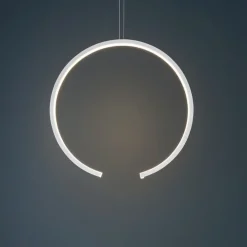 Lampadari Moderni-Vivida International Lampadario moderno led 25w 3000k design bianco vivida olympic