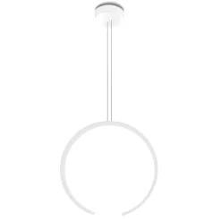 Lampadari Moderni-Vivida International Lampadario moderno led 25w 3000k design bianco vivida olympic