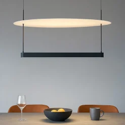 Lampadari Moderni-Selezionato da Mazzolaluce Lampadario moderno led 40w 3000k dimmerabile per sala da pranzo