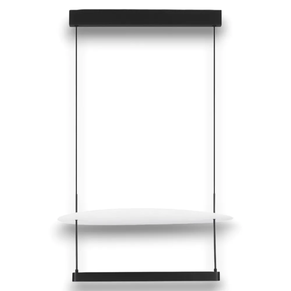 Lampadari Moderni-Selezionato da Mazzolaluce Lampadario moderno led 40w 3000k dimmerabile per sala da pranzo