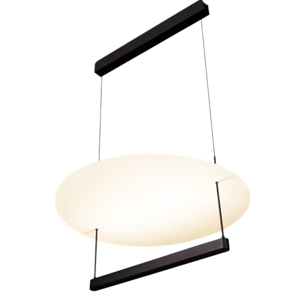 Lampadari Moderni-Selezionato da Mazzolaluce Lampadario moderno led 40w 3000k dimmerabile per sala da pranzo