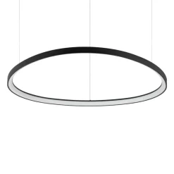 Lampadari Moderni-Ideal Lux Lampadario moderno led 80w 3000k gemini sp d105 nero