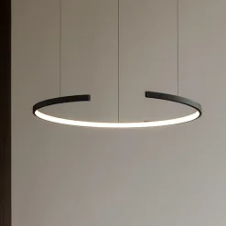 Lampadari Moderni-Vivida International Lampadario moderno led 25w 3000k 4000k vivida olympic nero