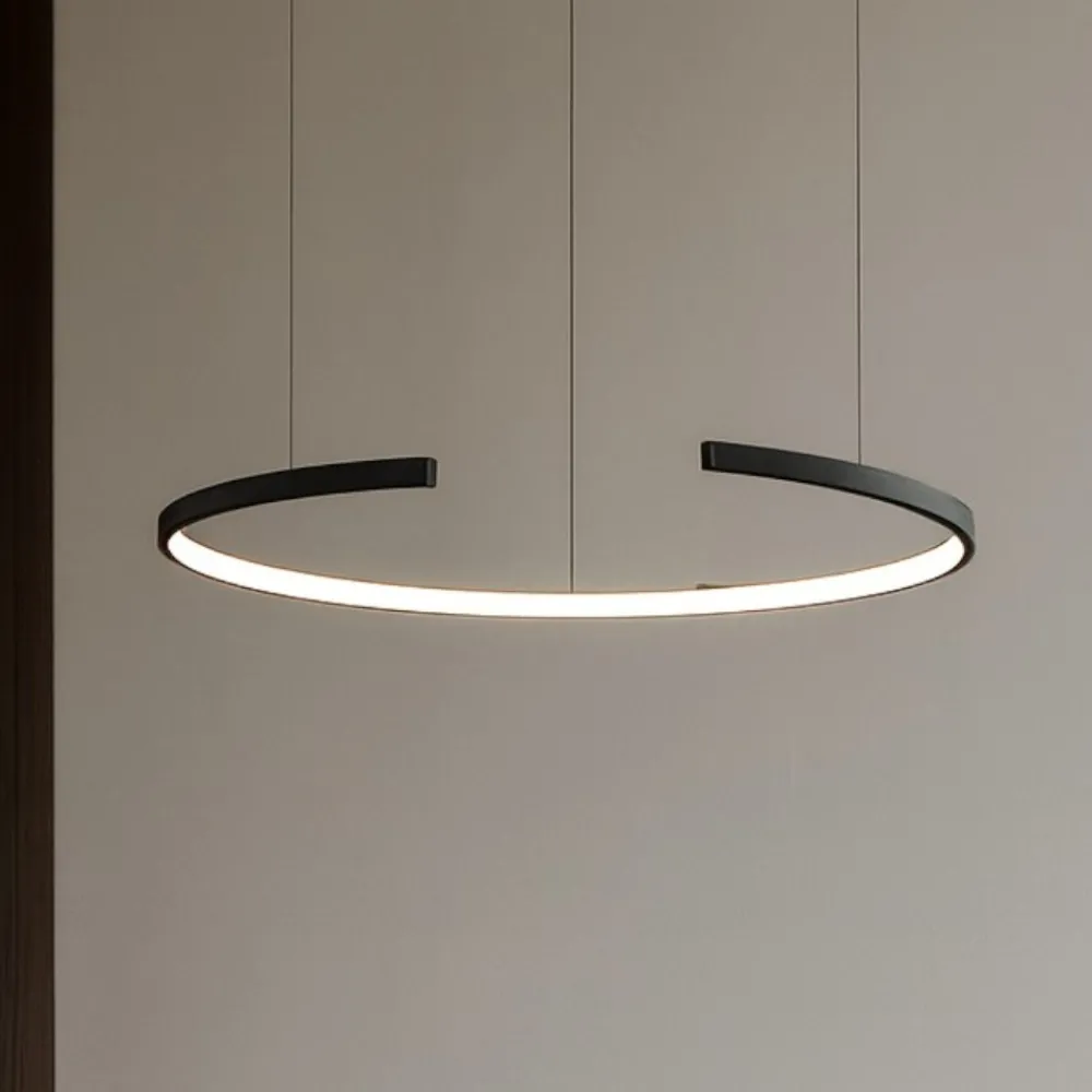 Lampadari Moderni-Vivida International Lampadario moderno led 25w 3000k 4000k vivida olympic nero