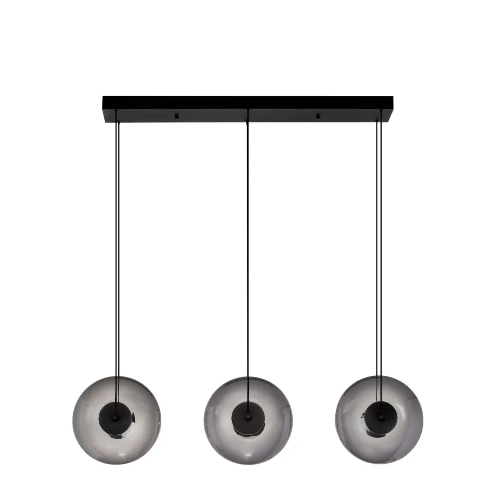 Lampadari Moderni-Selezionato da Mazzolaluce Lampadario moderno led 24w 3000k nero per soggiorno