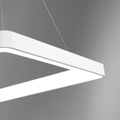 Lampadari Moderni-Vivida International Lampadario 80 moderno led 80w 3000k quadrato inner s vivida