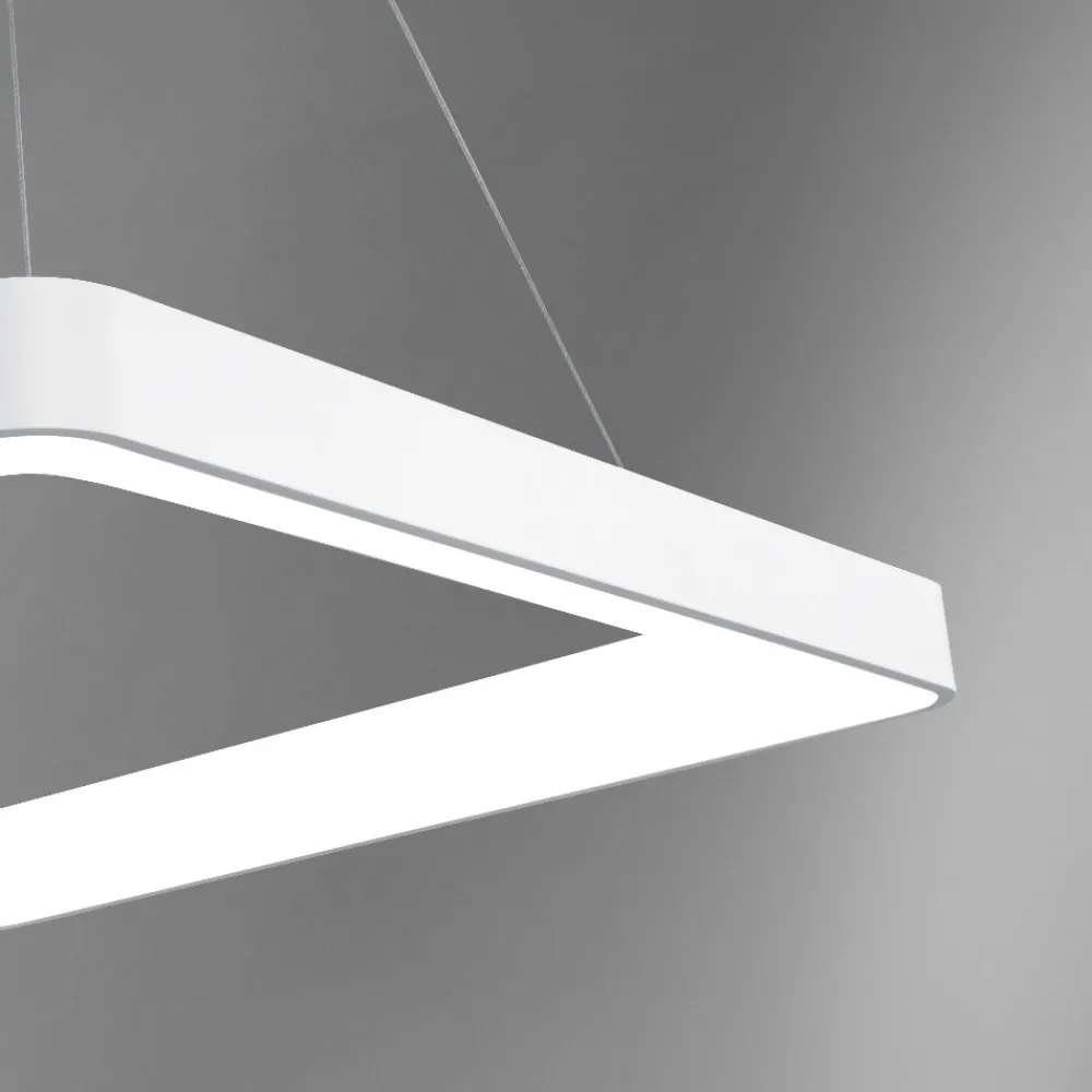 Lampadari Moderni-Vivida International Lampadario 80 moderno led 80w 3000k quadrato inner s vivida
