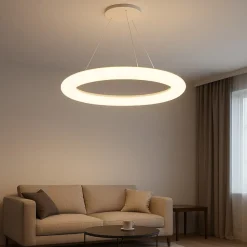 Lampadari Moderni-Linea Light Lampadario moderno led 31w polo cerchio