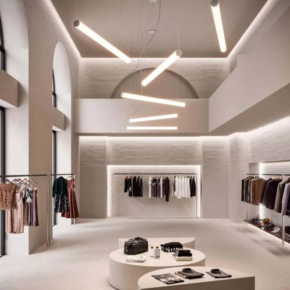 Lampadari Moderni-Linea Light Lampadario moderno tu-0 led 3000k tubolare
