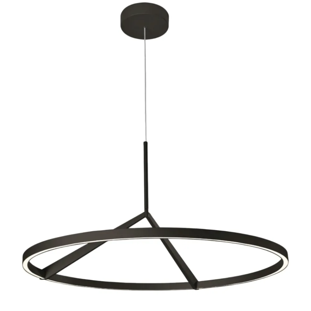 Lampadari Moderni-Vivida International Lampadario moderno meridiana bronzo led 51w 3000k 4000k vivida