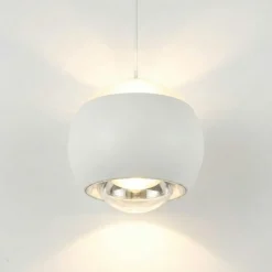 Lampadari Moderni-Selezionato da Mazzolaluce Lampadario moderno multi lampada bianco led 27000k-6500k con telecomando