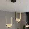 Lampadari Moderni-Ondaluce Lampadario moderno nero led 3000k con decentramento lotus