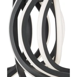Lampadari Moderni-Selezionato da Mazzolaluce Lampadario moderno nero per soggiorno led dimmerabile 60w 3000k