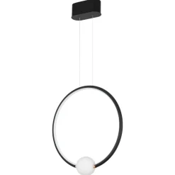 Lampadari Moderni-Selezionato da Mazzolaluce Lampadario moderno nero per soggiorno
