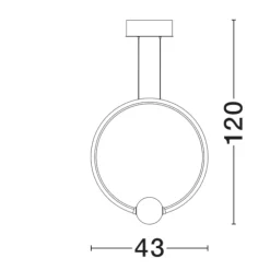 Lampadari Moderni-Selezionato da Mazzolaluce Lampadario moderno nero per soggiorno
