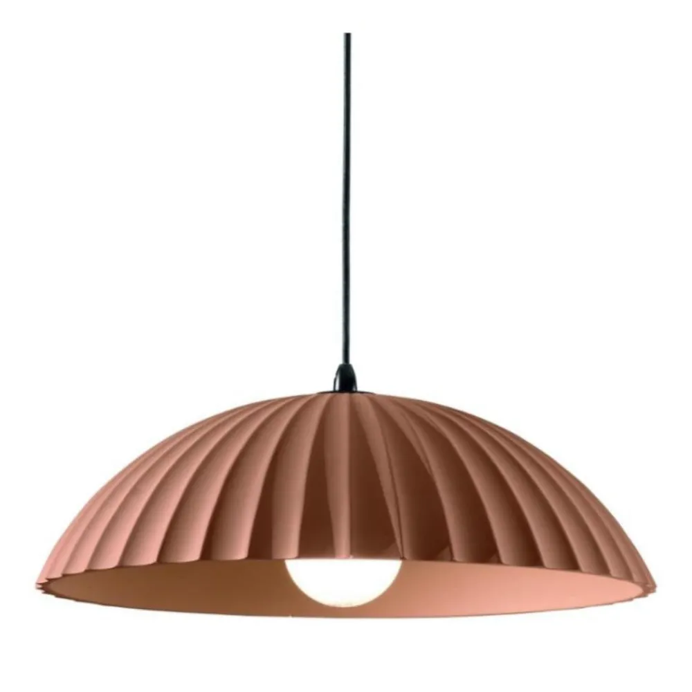 Lampadari Cucina-Ondaluce Lampadario moderno rustic in cemento ruggine