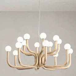Lampadari Moderni-Ondaluce Lampadario moderno oro derby sfere vetro