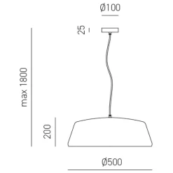 Lampadari Moderni-Gea Luce Lampadario moderno ottone blanca