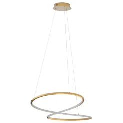 Lampadari Moderni-Selezionato da Mazzolaluce Lampadario moderno per salotto led 3000k oro design originale