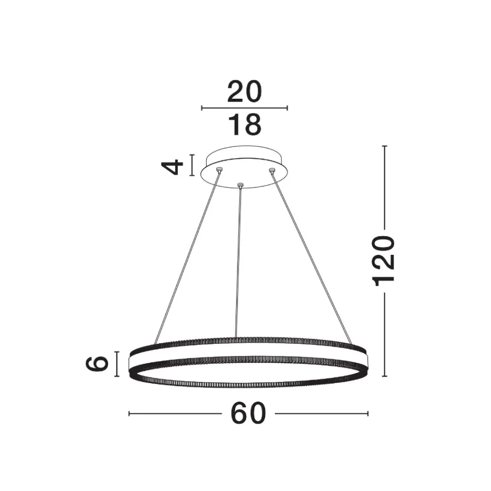 Lampadari Moderni-Selezionato da Mazzolaluce Lampadario moderno per salotto colore nero led 3000k dimmerabile