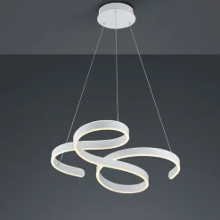 Lampadari Moderni-Selezionato da Mazzolaluce Lampadario moderno per soggiorno bianco led 52w 3000k