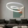 Lampadari Moderni-Perenz Illuminazione Lampadario moderno per soggiorno led 55w cct ritmo perenz bianco