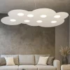 Lampadari Moderni-Top Light Lampadario moderno per soggiorno bianco cloud toplight