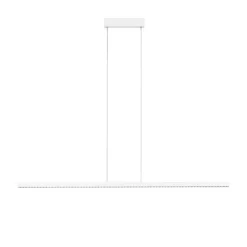 Lampadari Moderni-Selezionato da Mazzolaluce Lampadario moderno per tavolo da pranzo bianco led 3000k dimmerabile