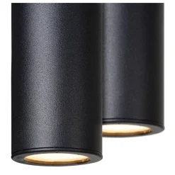 Lampadari Moderni-Selezionato da Mazzolaluce Lampadario moderno per tavolo soggiorno nero 6 luci led dimmerabile