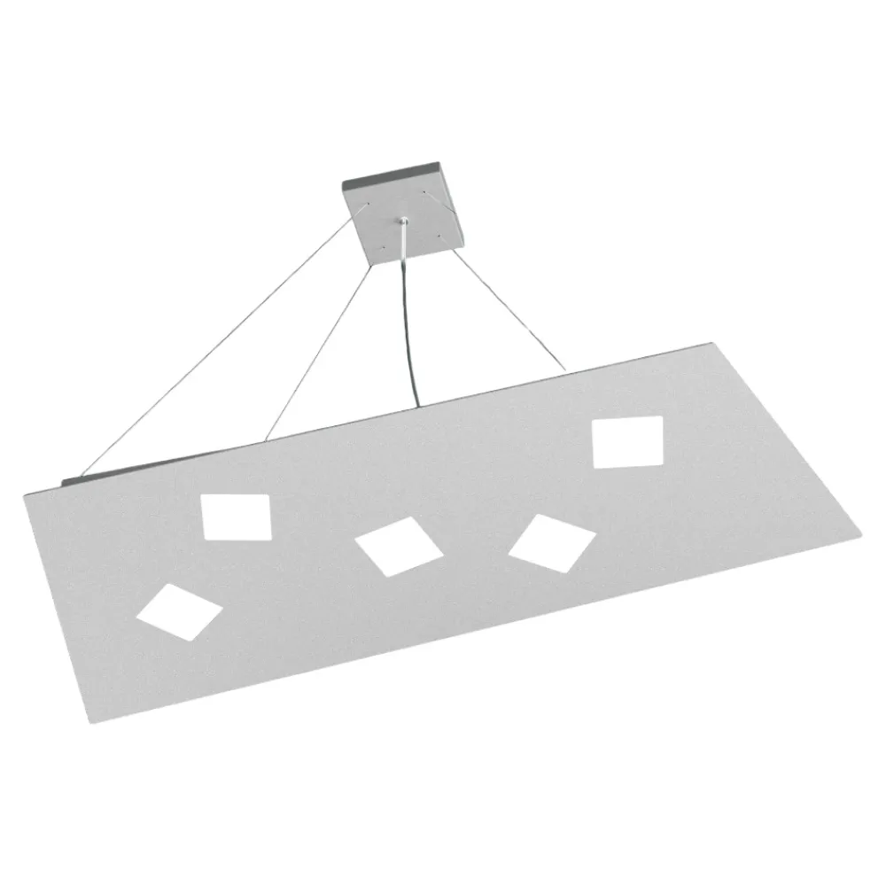 Lampadari Moderni-Top Light Lampadario moderno per ufficio grigio note
