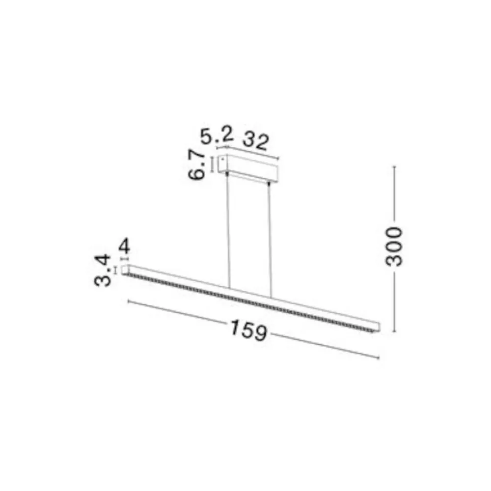 Lampadari Moderni-Selezionato da Mazzolaluce Lampadario moderno per ufficio minimalista nero led 3000k dimmerabile