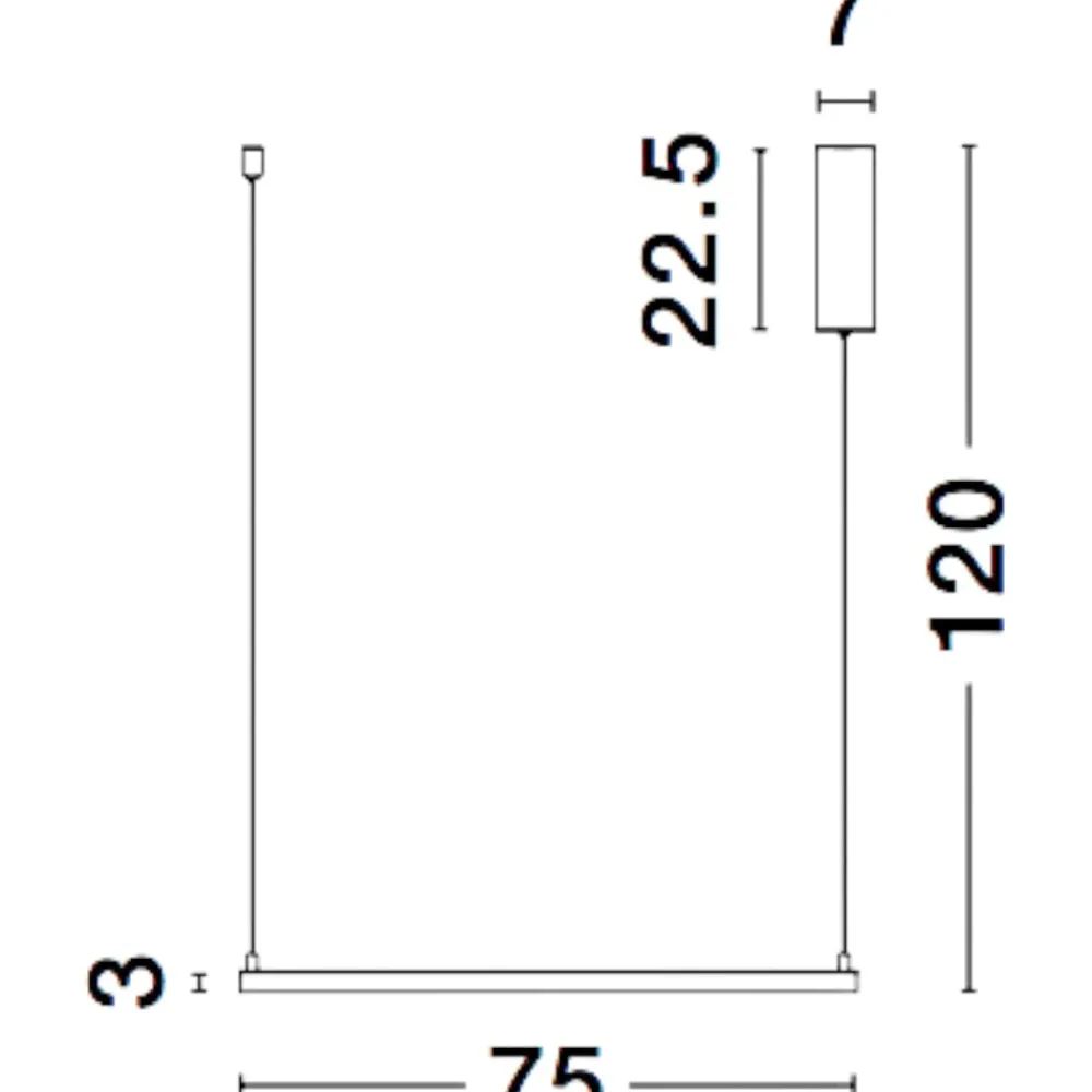Lampadari Moderni-Selezionato da Mazzolaluce Lampadario moderno quadrato 75cm bianco led 40w 3000k dimmerabile