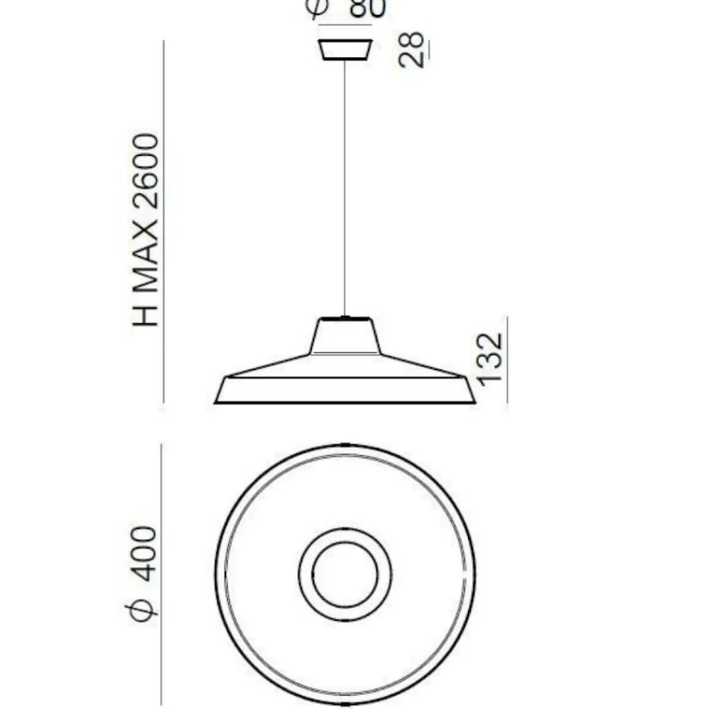 Lampadari Moderni-Linea Light Lampadario moderno rosso miguel led 3000k