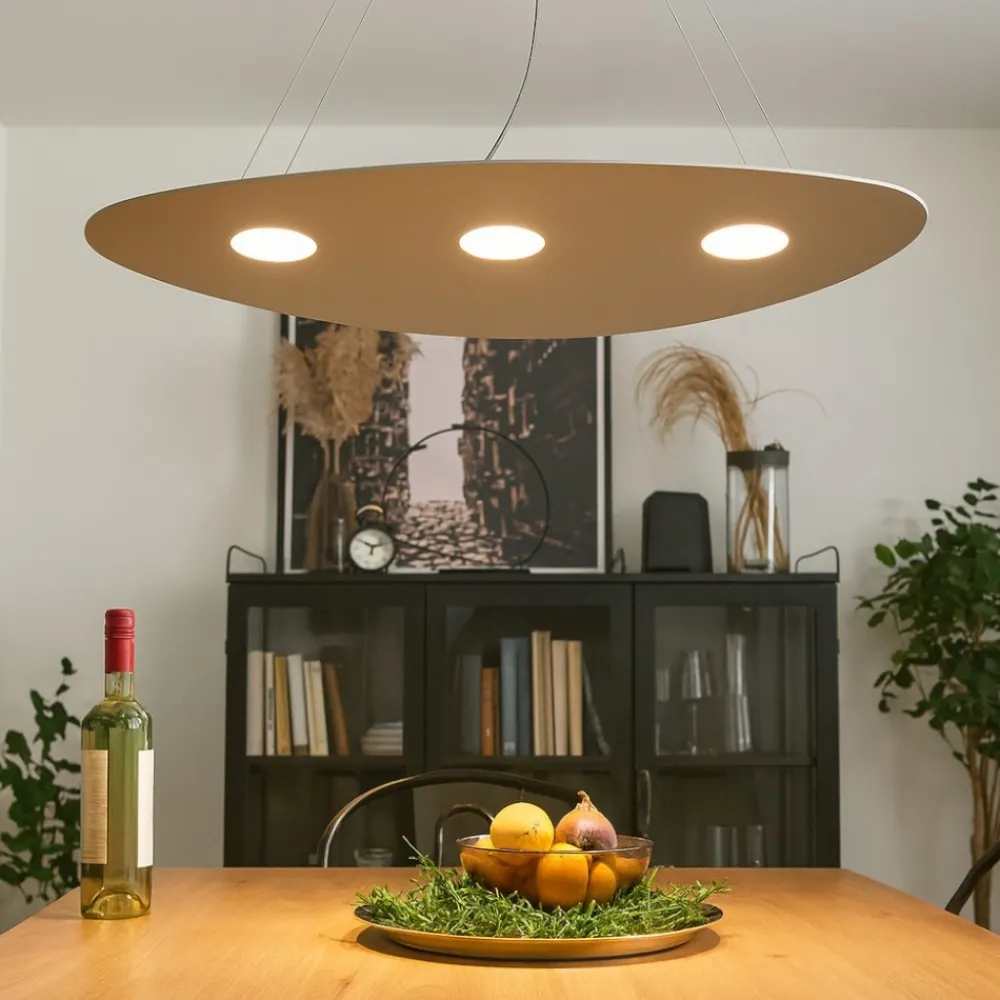 Lampadari Moderni-Top Light Lampadario moderno sabbia toplight shape design