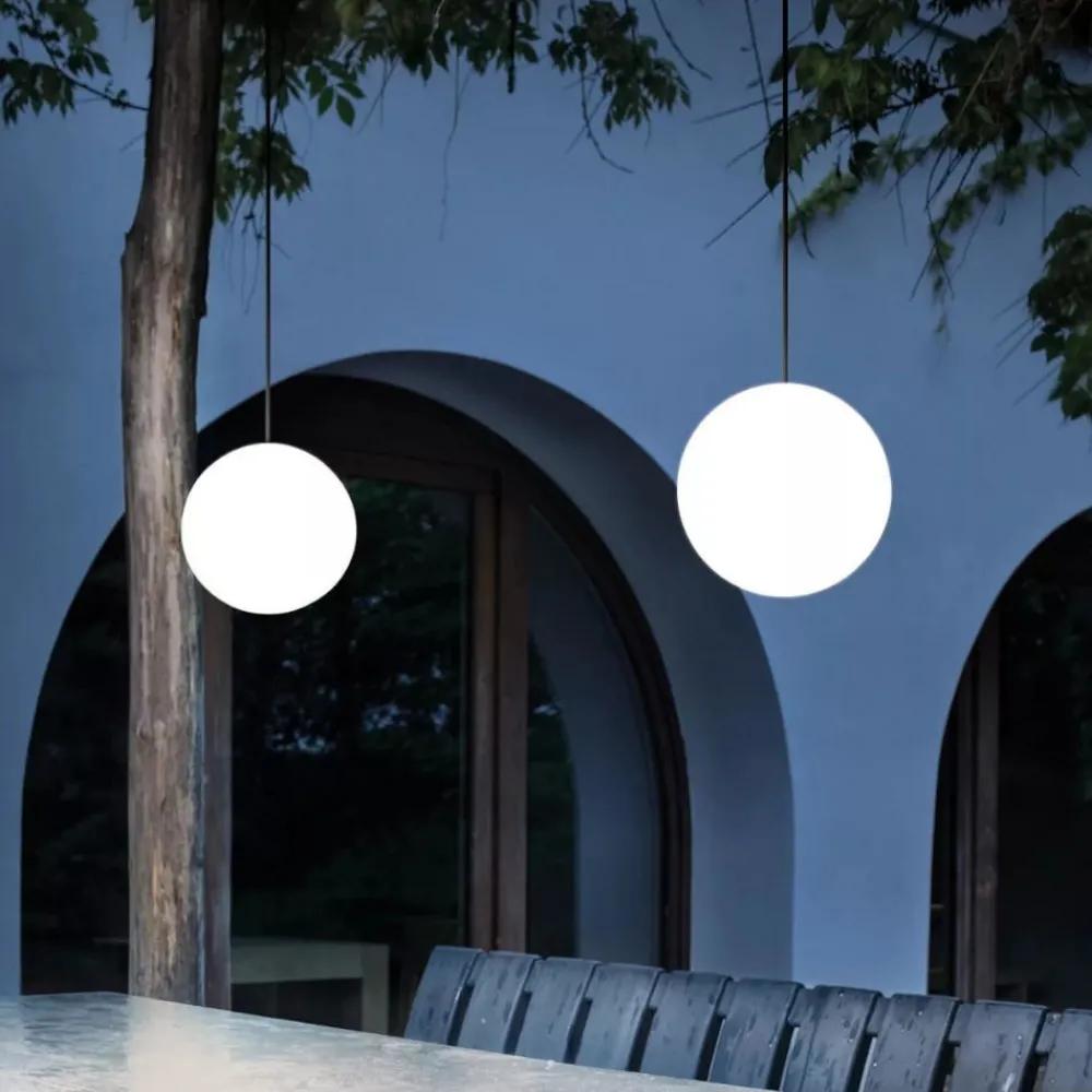 Lampadari Moderni-Linea Light Lampadario moderno sfera led 3000k oh! ip65