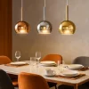 Lampadari Moderni-Top Light Lampadario moderno sfere rame cromo oro toplight